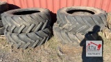 (4) 480/70R34XM28 Tractor Tires