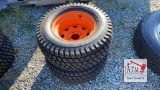(2) NEW Kenda 4-Lug 24x9.50-12 Comm Turf Tires