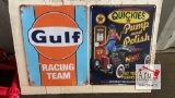 (2) NEW Retro Vintage Signs
