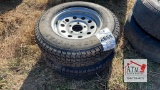 (2) 175/80R13 5-Lug Wheel Assembly