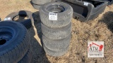 (4) Golf Cart Wheel Assembly