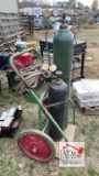 Cutting Torch, Cart and Tanks
