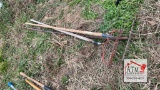 (2) Rakes & Metal Post