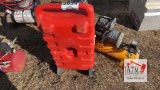 Plastic Gas Tank & 3 Gal Air Compressor