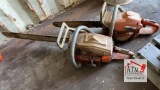 (2) Husqvarna Chainsaws