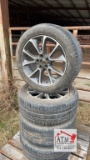(4) 5-Lug 255/50R19 Wheels