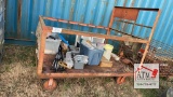 Industrial Metal Cart w/ Contents