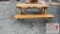 NEW 6' Treated Wood Picnic Table