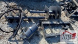 NEW Wolverine Auger & Bits - Skidsteer Attachment