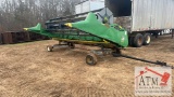 John Deere 920 Header and UFT Wagon