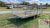 2007 Triton SL 7' x 17' Aluminum Trailer