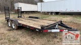 7' x 18' Hurst 6-Ton Equipment Trailer (No title)
