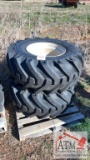 (2) NEW 480/65-22.5 8 Lug Wheel Assembly