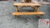NEW 6' Treated Wood Picnic Table