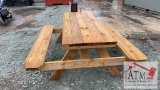 NEW 6' Treated Wood Picnic Table