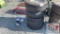 (4) 5-Lug 235/75R15 Tires