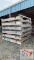 (6) 2 Piece 7.5’ x 6’ Fork Lift Pallets