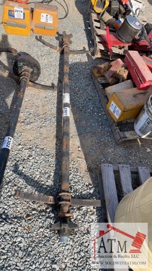 5-Lug Trailer Axle (3500 lbs)
