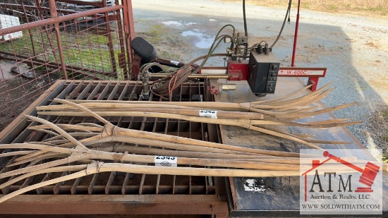(6) Antique Hay Forks