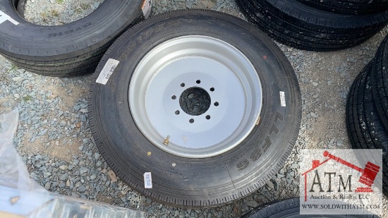 (1) NEW 215/75R-17.5 16 Ply Tire/Wheel Assy