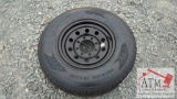 (1) NEW 235/80R-16 14 Ply 8 Lug Tire/Wheel Assy