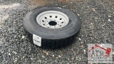 (1) NEW 235/85R-16 14 Ply 8 Lug Tire/Wheel Assy