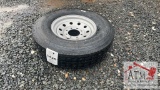 (1) NEW 235/85R-16 14 Ply 8 Lug Tire/Wheel Assy