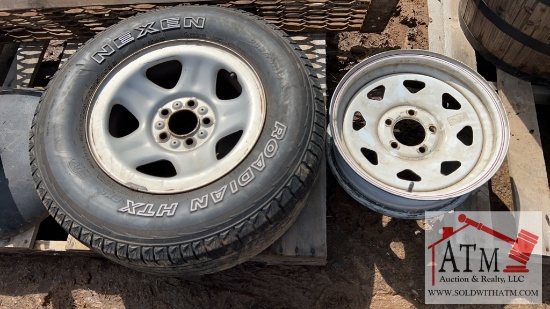 (1) 235/70R15 5-Lug Tire & (1) 5-Lug Wheel