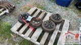 (3) 8 Lug Trailer Hubs