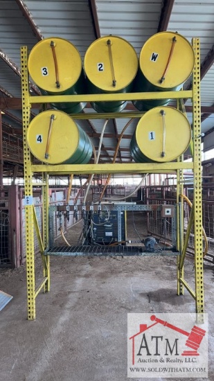 John Deere Fluid Barrel Storage Dispenser System