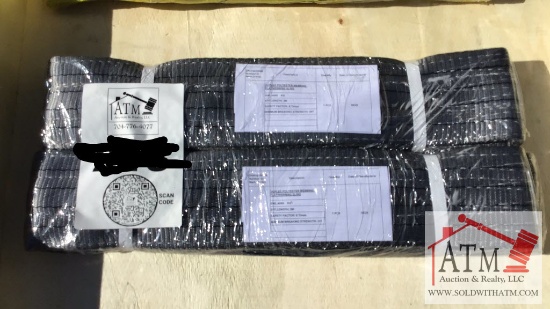 (2) NEW Chokers 8800 LB SWL - Approx 6.5' Long