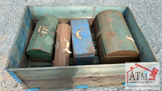 Crate of Tools and Toolboxes
