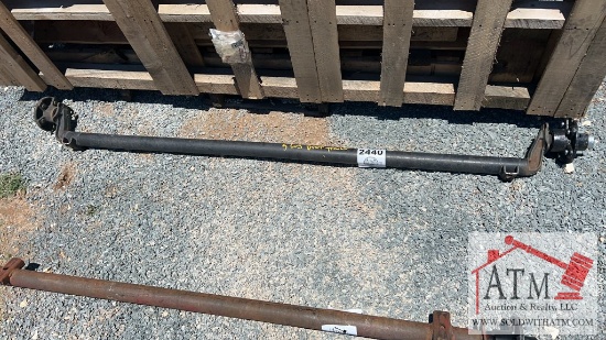 5-Lug Drop Trailer Axle