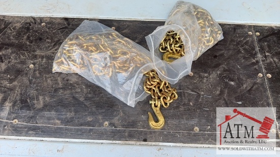 (2) 3/8 20FT Chains Grade 70