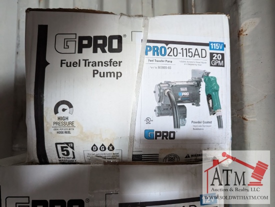 NEW G-Pro PRO20-115AD Fuel Transfer Pump - 115V