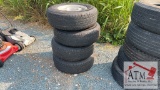 (4) 225/75R15 Wheel Assy