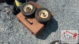 (2) Tool Boxes + Lawnmower Tires