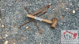 Hammer, Tire Iron, Pry Bar