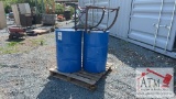 2 Barrels of Hydraulic Oil w/ Holder