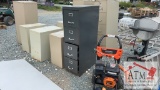 Filing Cabinet w/ Stools