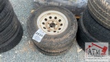 (2) 205x75R14  5-Lug Wheel Assy
