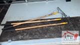 (3) Garden Rakes