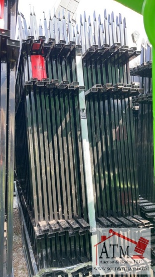 NEW 10' Metal Fencing (220' Total Feet, Damaged)