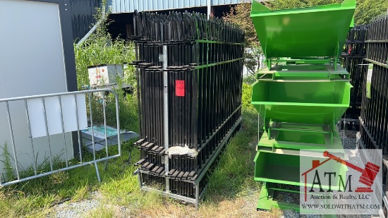 NEW 10' Metal Fencing (220' Total Feet, Damaged)