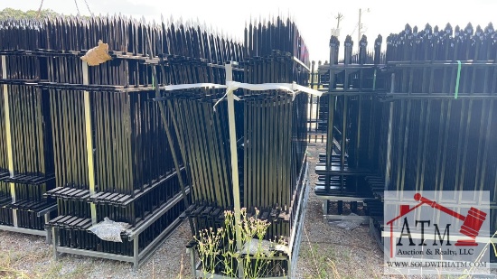 NEW 10' Metal Fencing (220' Total Feet, Damaged)