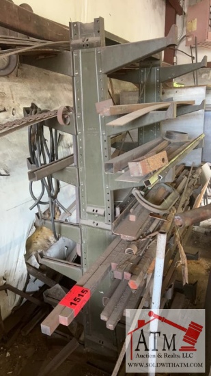 Small Scrap Metal Stand w/ Contents