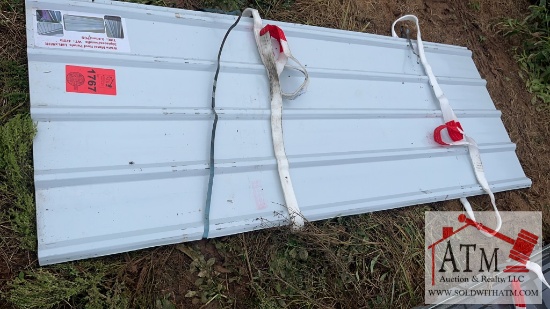 (30) NEW White Metal Roof Panels