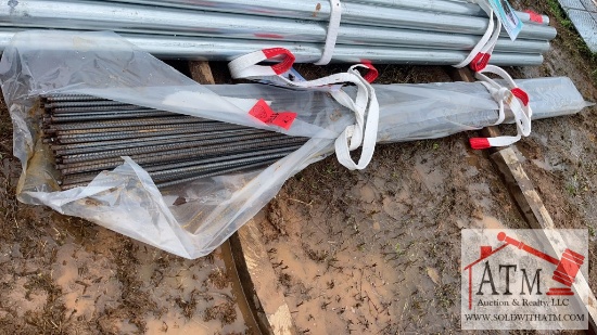 (90) NEW Steel Rebar #4, 1/2" Diameter x 10'