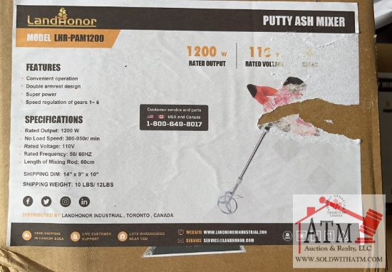 NEW Landhonor Putty Ash Mixer