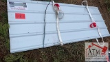 (70) NEW White Metal Roof Panels